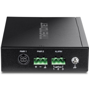 TRENDnet TI-BF711SFP Industrial 10-Gigabit SFP+ Media Converter, IP50, DIN rail or wall mount
